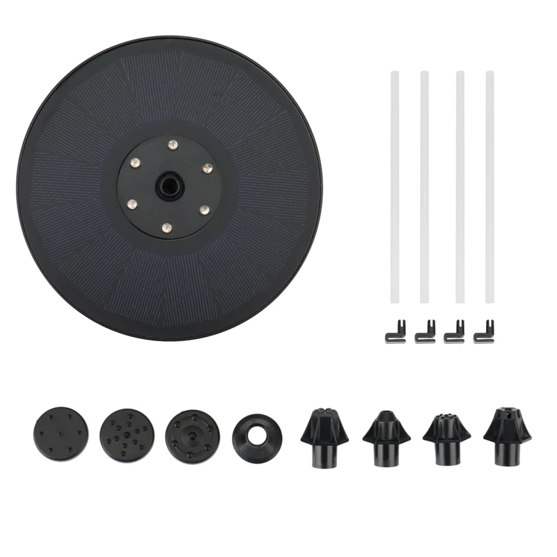 Плавающий садовый фонтан на солнечной батарее, 6 в/3,5 Вт
Плавающий садовый фонтан на солнечной батарее, 6 в/3,5 Вт