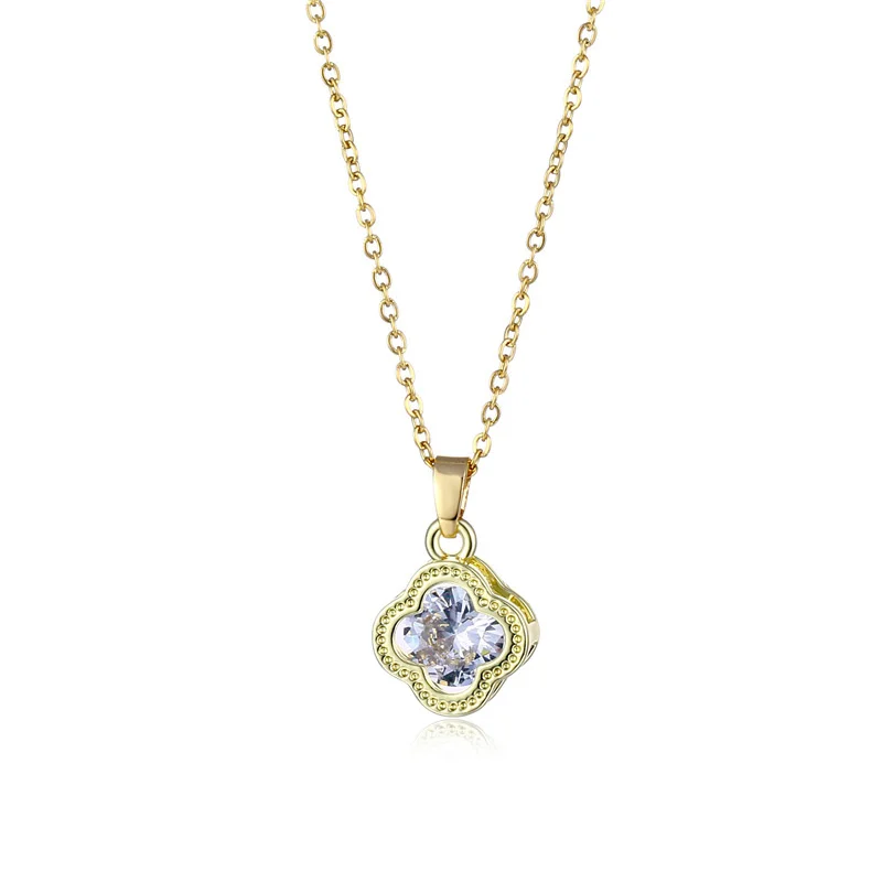 Hot Sale Jewelry Gift Gold Plated Lucky Jewelry Zircon Clavicle Female's Choker Bridal Wedding Necklaces for Girls
Hot Sale Jewelry Gift Gold Plated Lucky Jewelry Zircon Clavicle Female's Choker Bridal Wedding Necklaces for Girls