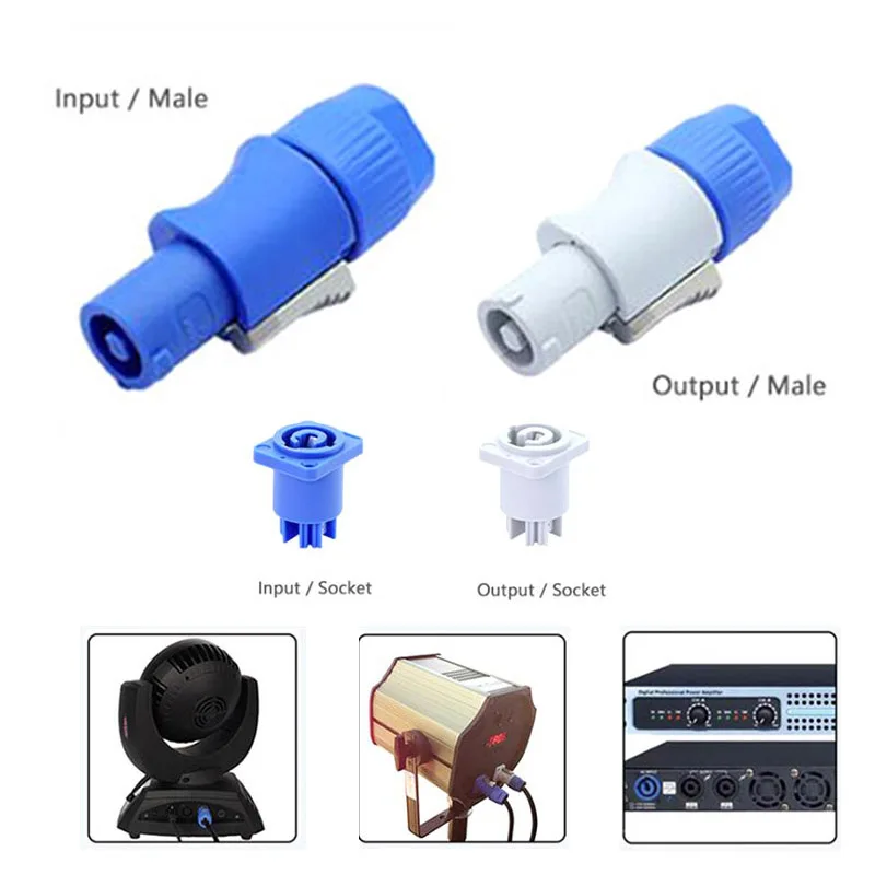 250V 20A Power Connector Lockable Cable Chassis 3pin Female Male Socket for Power Plug Connecting Audio Adapter AC Connector
250V 20A Power Connector Lockable Cable Chassis 3pin Female Male Socket for Power Plug Connecting Audio Adapter AC Connector