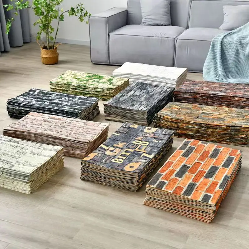 70cm*10m 3D Walls Wallpaper Decoration Self-adhesive Antique Foam Brick Wallpapers Living Room Bedroom Waterproof Brick Sticker
70cm*10m 3D Walls Wallpaper Decoration Self-adhesive Antique Foam Brick Wallpapers Living Room Bedroom Waterproof Brick Sticker