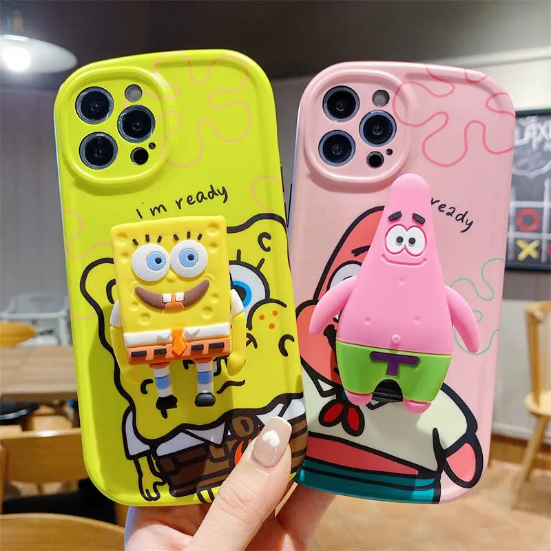 Kawaii Cartoon Spongebob Iphone Case for Iphone 13/12/11 Promax Soft Cover Patrick Star Spongebob Cute Women Y2K Trendy Luxury
Kawaii Cartoon Spongebob Iphone Case for Iphone 13/12/11 Promax Soft Cover Patrick Star Spongebob Cute Women Y2K Trendy Luxury
