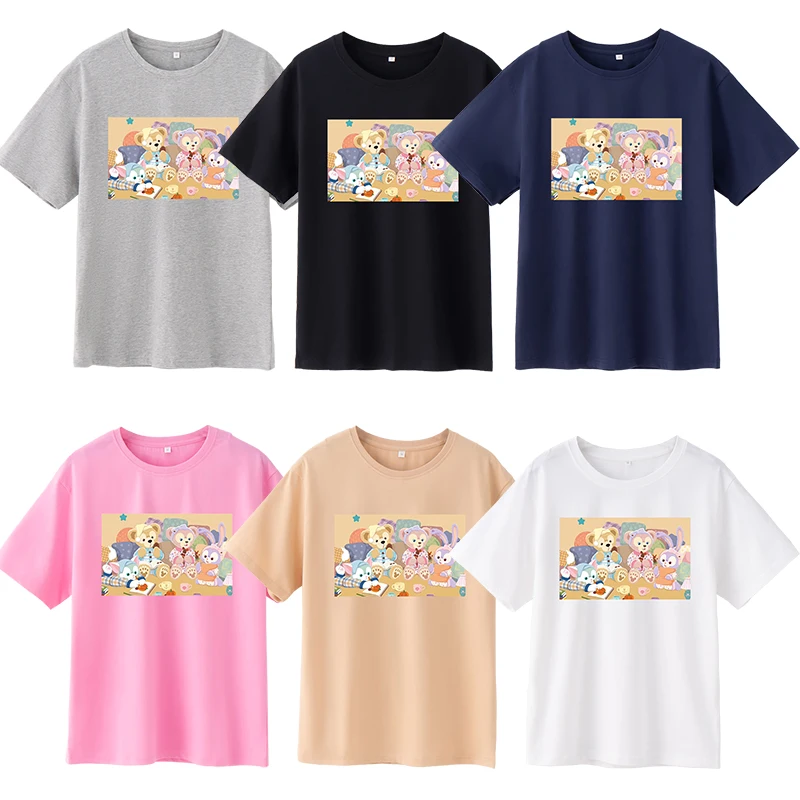 Disney Bear Printed Summer T-Shirt New Female Cartoon Pattern Cotton Round Neck Short Sleeves Simple Fashion Women's Clothing
Disney Bear Printed Summer T-Shirt New Female Cartoon Pattern Cotton Round Neck Short Sleeves Simple Fashion Women's Clothing