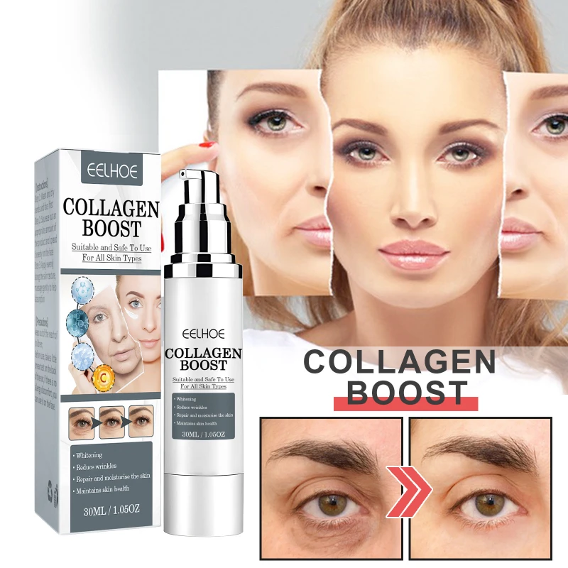 

Collagen Anti-Wrinkle Cream Collagen Anti-aging Restructuring Firms Skin Fade Fine Lines Moisturizes free shipping 1pcs
