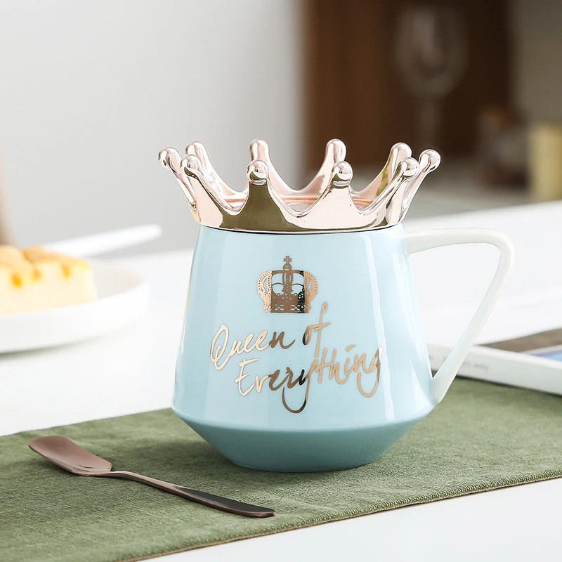 Queen of Everything Mug With Crown Lid and Spoon Ceramic Coffee Cup Gift for Girlfriend Wife GRSA889
Queen of Everything Mug With Crown Lid and Spoon Ceramic Coffee Cup Gift for Girlfriend Wife GRSA889