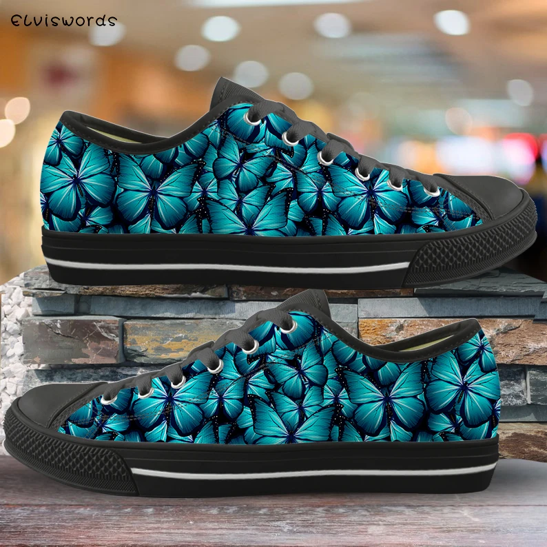 Ladies Low Top Canvas Shoes Blue Butterfly Print Classic Soft Sole Outdoors Walking Shoes Comfortable Lace Up Woman Flats
Ladies Low Top Canvas Shoes Blue Butterfly Print Classic Soft Sole Outdoors Walking Shoes Comfortable Lace Up Woman Flats