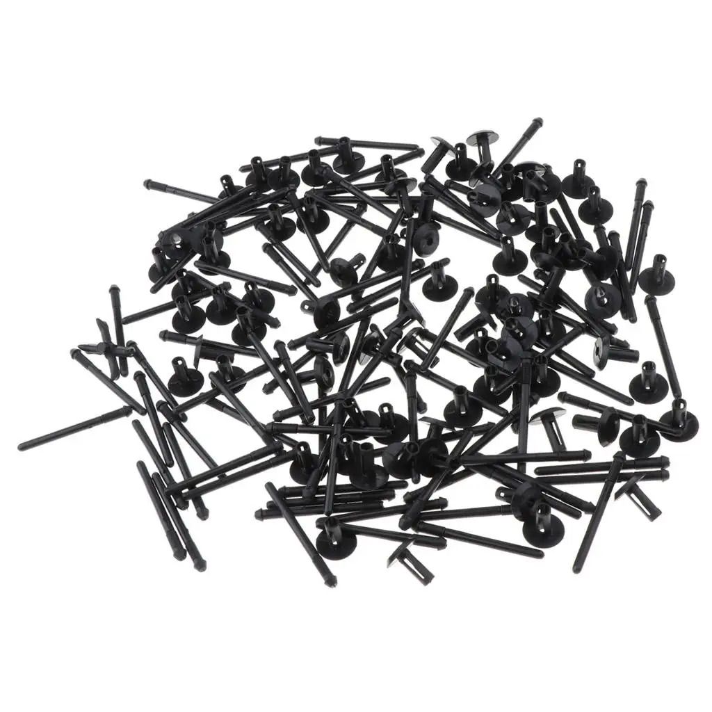 200 Body Clips Blind Rivets Clip Rocker Moulding Clip Retainer Clip Black Nylon Riveters for X1X3X5X6
200 Body Clips Blind Rivets Clip Rocker Moulding Clip Retainer Clip Black Nylon Riveters for X1X3X5X6