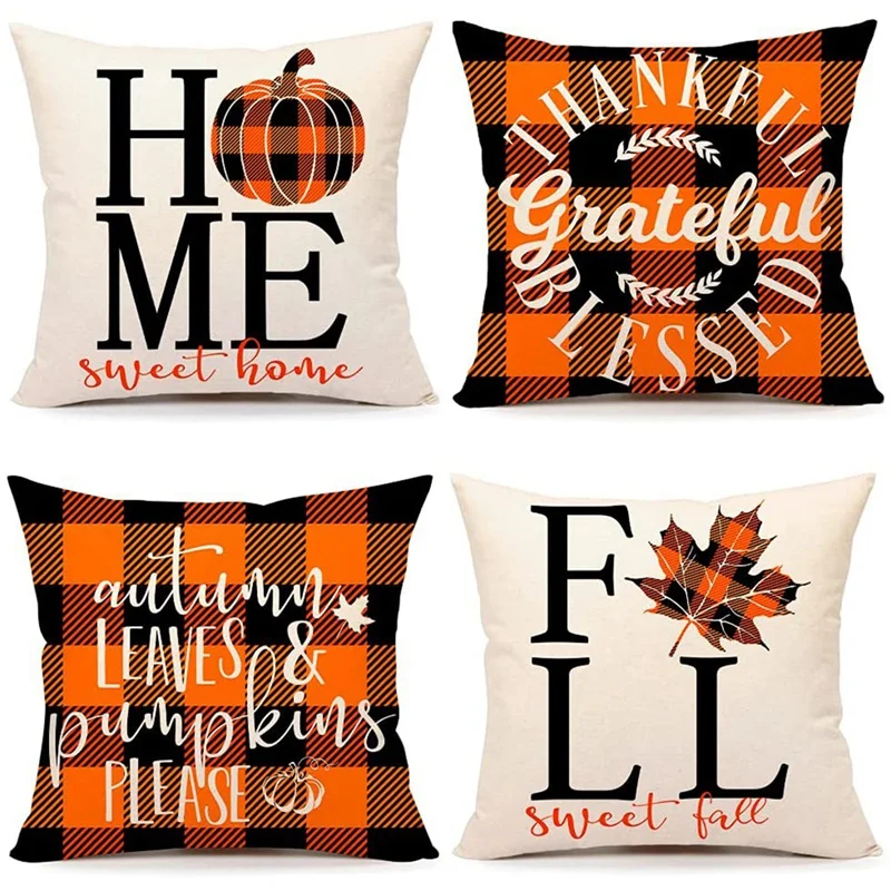 Fall Decor Pillow Covers 18X18 Set Of 4 Outdoor Decorative Farmhouse Pillow Covers For Home Couch Decor
Fall Decor Pillow Covers 18X18 Set Of 4 Outdoor Decorative Farmhouse Pillow Covers For Home Couch Decor