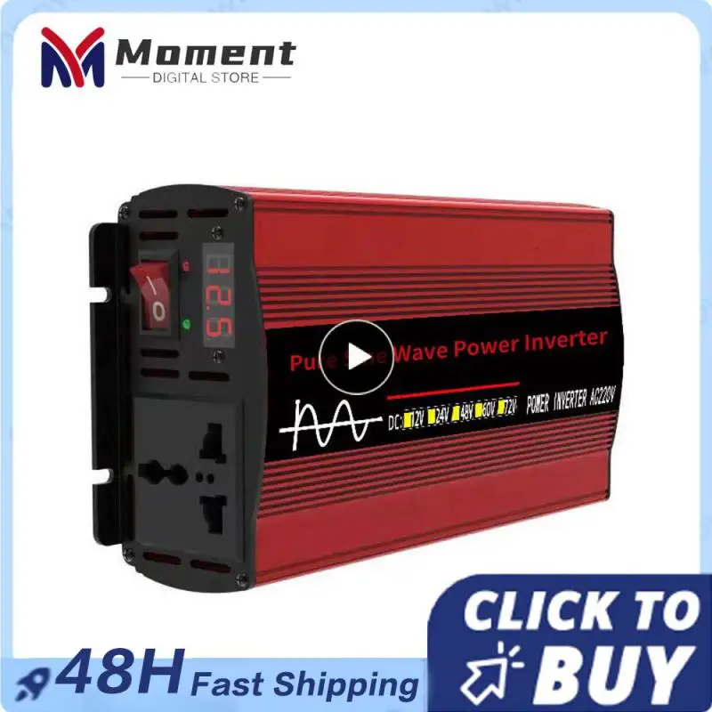 8000W Pure Sine Wave Inverter 12V 220V Power Converter Adaptor 12V ~ 220V 5000w Home Solar Inverter Power Bank for Truck Outdoor
8000W Pure Sine Wave Inverter 12V 220V Power Converter Adaptor 12V ~ 220V 5000w Home Solar Inverter Power Bank for Truck Outdoor