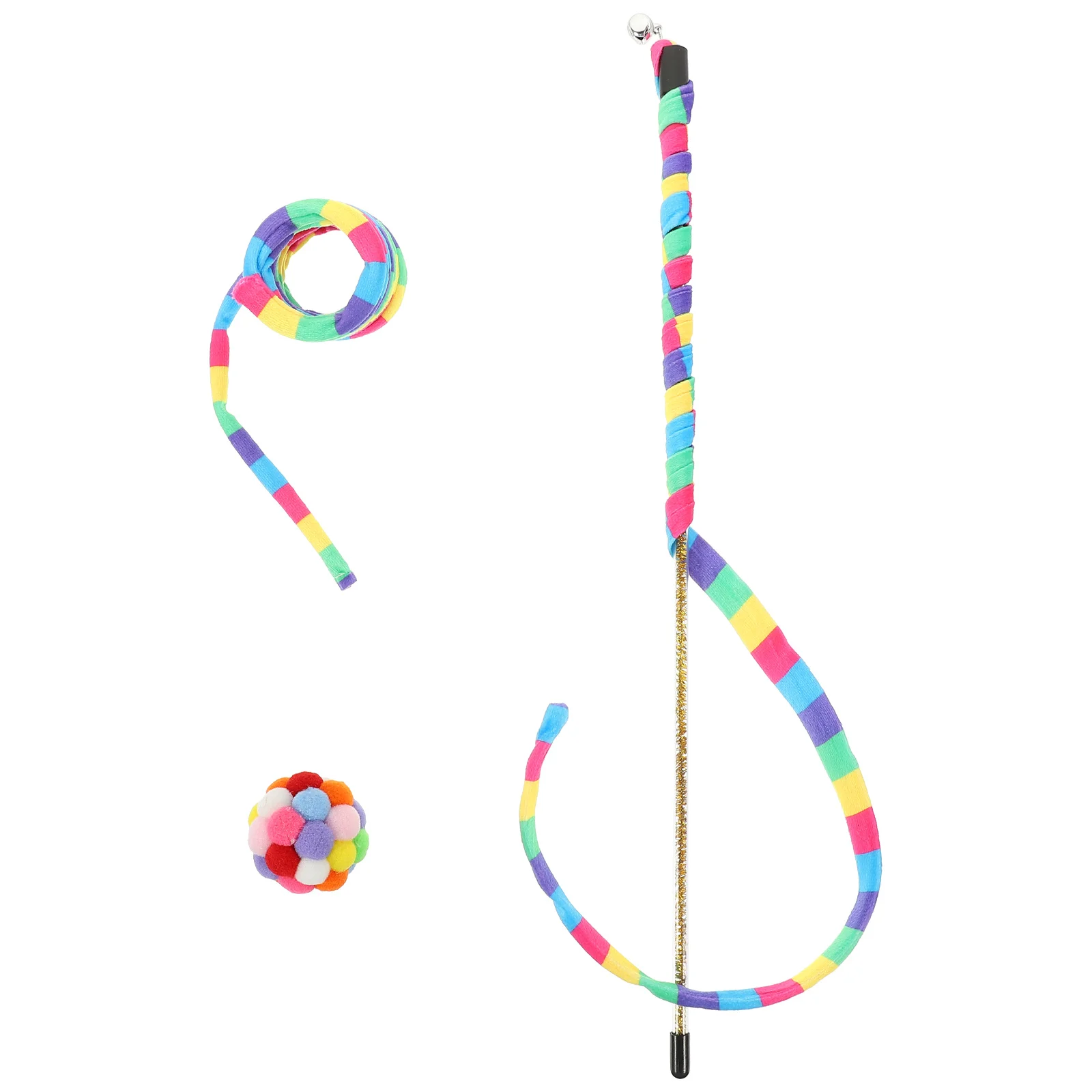 Cat Toy Teaser Wand Kitten Pet Stick Exercise Play Funny Toys Rod Interactive Playing Catnip Wands Ribbon Scratching Running
Cat Toy Teaser Wand Kitten Pet Stick Exercise Play Funny Toys Rod Interactive Playing Catnip Wands Ribbon Scratching Running