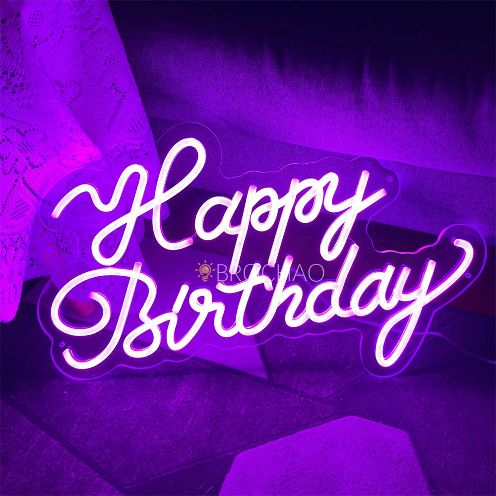 Led Happy Birthday Neon Signs Home Art Wedding Party Decoration Happy Birthday Neon Night Lights Lamps Room Wall Decor Gifts
Led Happy Birthday Neon Signs Home Art Wedding Party Decoration Happy Birthday Neon Night Lights Lamps Room Wall Decor Gifts