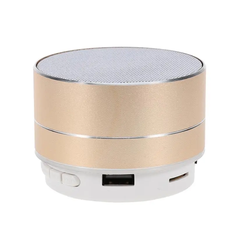Aluminum Alloy Wireless Speakers Outdoor portable Mini Metal Speaker with LED Lights Support TF FM Radio
Aluminum Alloy Wireless Speakers Outdoor portable Mini Metal Speaker with LED Lights Support TF FM Radio