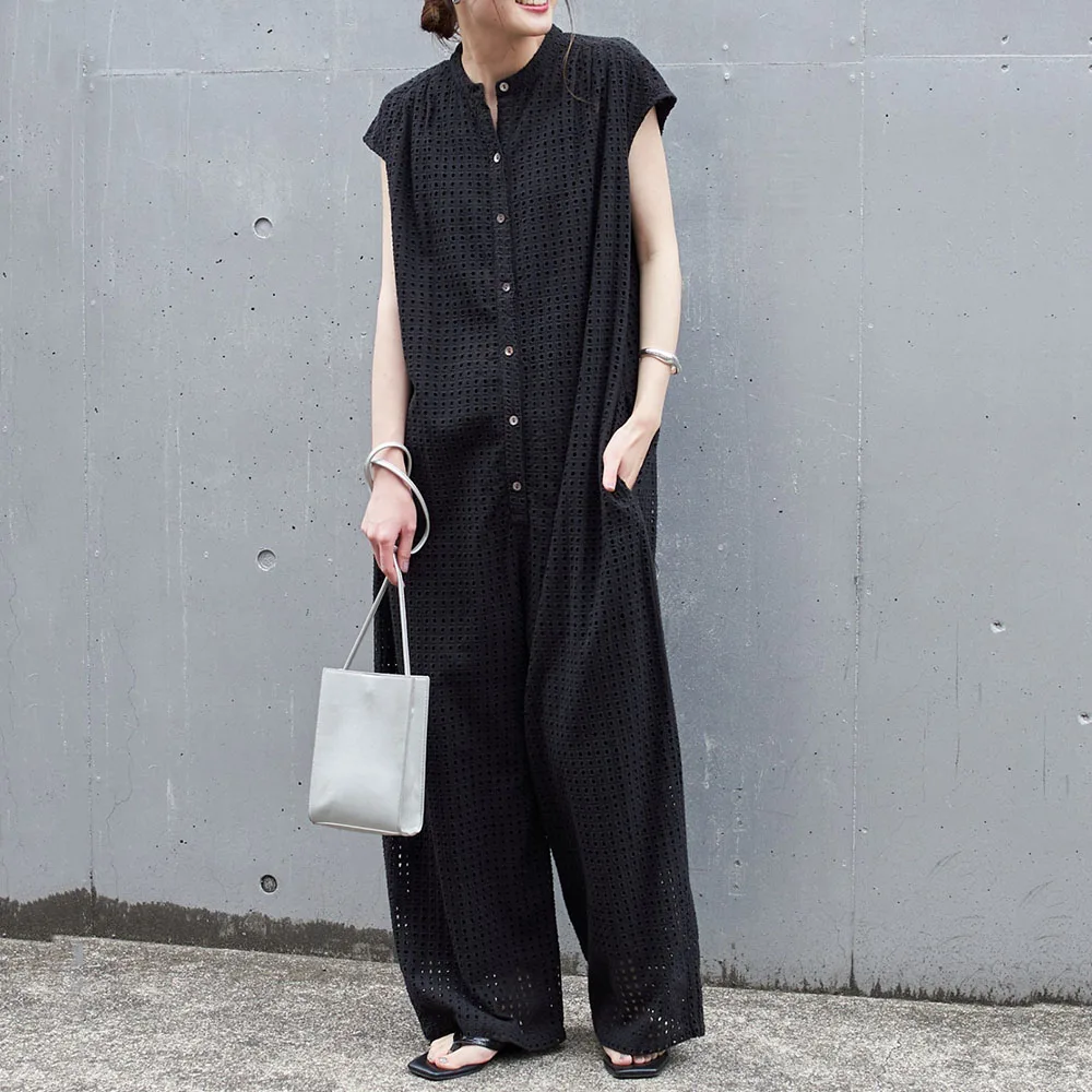 Full Length Plain Patchwork Office Lady Loose Women's Jumpsuit Loose Casual Fashion Solid Color Simple Style Women's Jump Suit
Full Length Plain Patchwork Office Lady Loose Women's Jumpsuit Loose Casual Fashion Solid Color Simple Style Women's Jump Suit