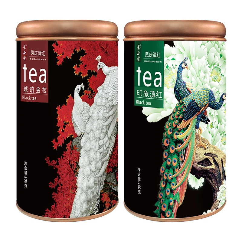 

Китайский Юньнань, супертонкий черный чай Fengqing, Подарочная коробка черного чая HuPoJinZhi100g + YinXiangDianHong100g, продукты для здоровья и здоровья