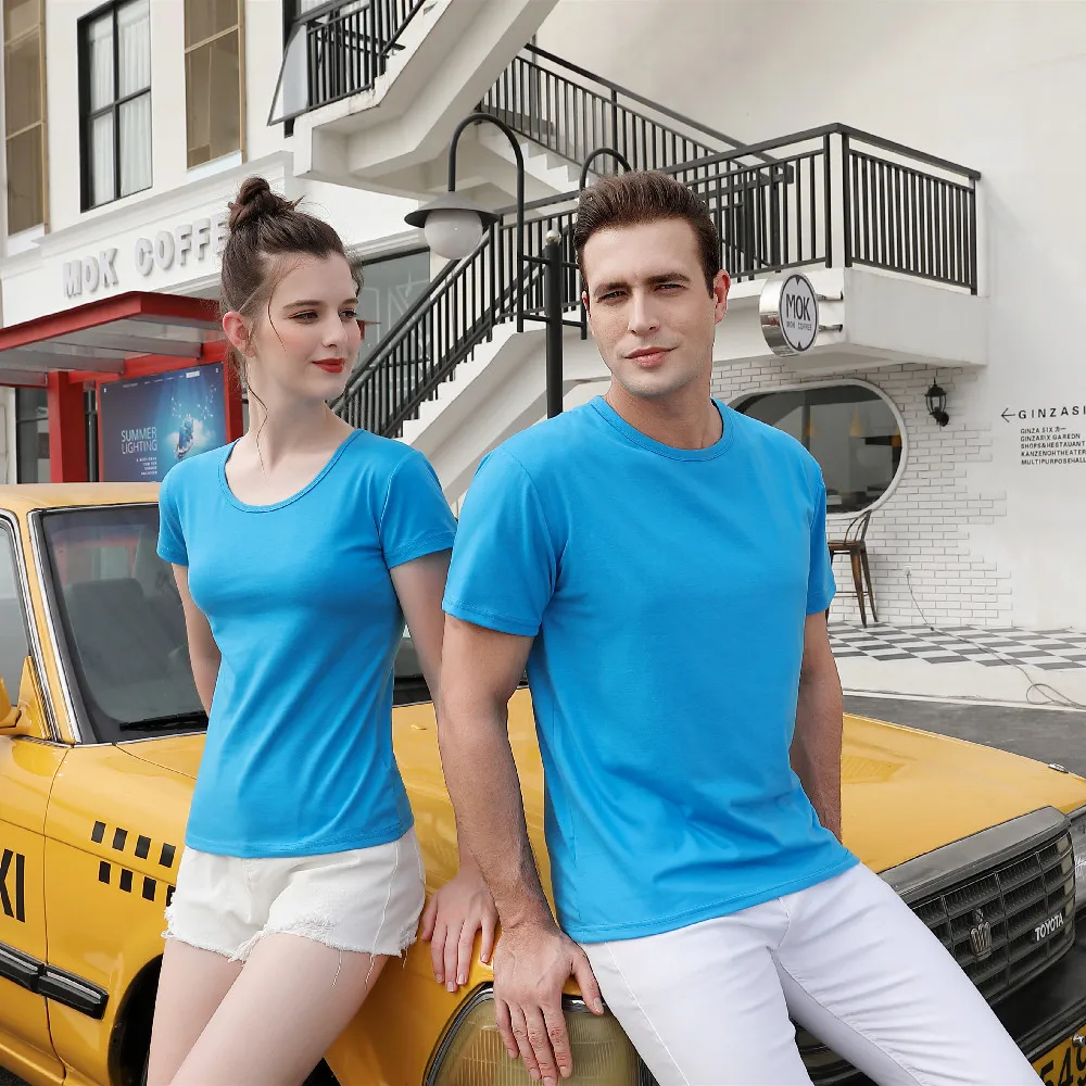 Мужская футболка с круглым вырезом, однотонная хлопковая футболка из лайкры с короткими рукавами, 2021
Мужская футболка с круглым вырезом, однотонная хлопковая футболка из лайкры с короткими рукавами, 2021