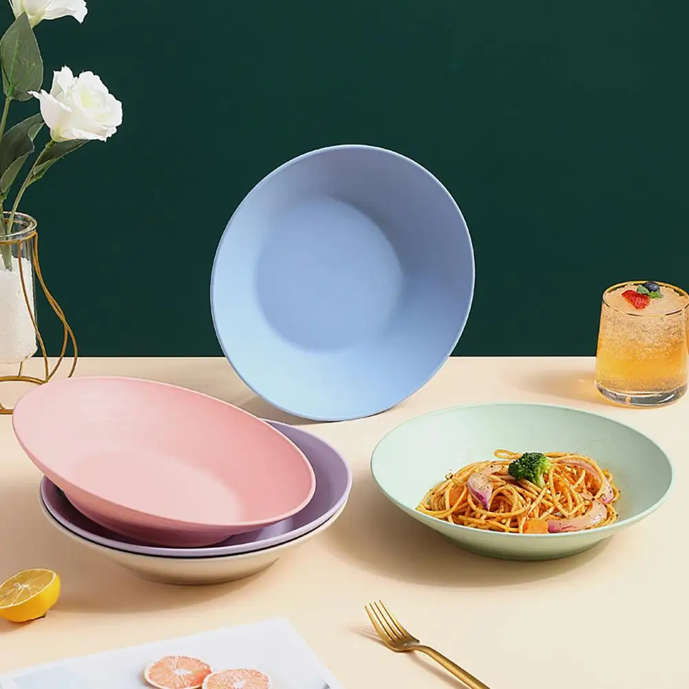 Assorted Color 9 Inch Plate Simple Large Deep Plastic Dishes Lightweight Dessert Tray BPA Free Dinner Salver Kitchen Accessories
Assorted Color 9 Inch Plate Simple Large Deep Plastic Dishes Lightweight Dessert Tray BPA Free Dinner Salver Kitchen Accessories