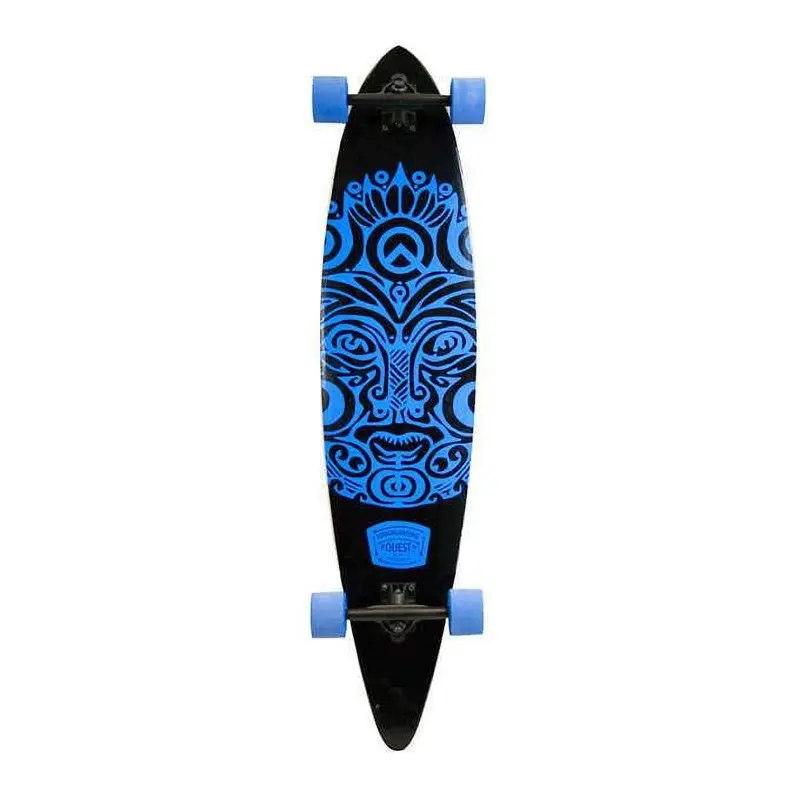 

Buena Karma 44" Pintail Longboard Skateboard, Blue