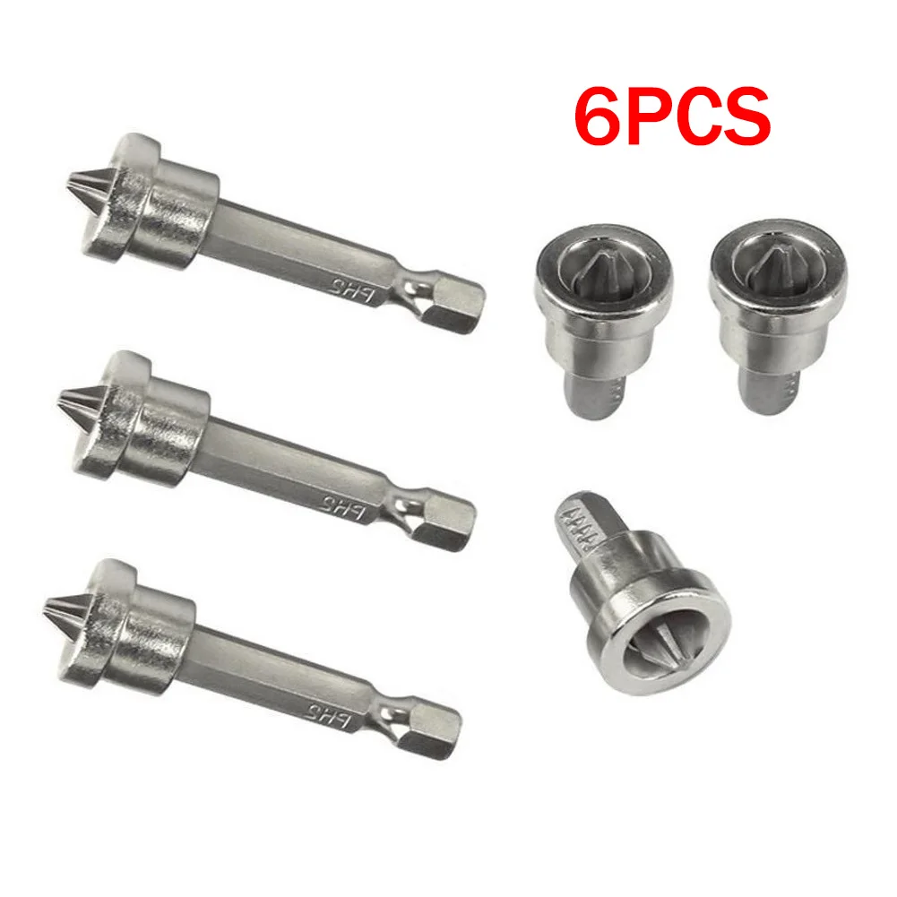 6pcs 25/50mm Magnetic Positioning Screwdriver Bits Head Drywall Screwdriver Bit Hexagon Shank For Electric Drill Screwdriver
6pcs 25/50mm Magnetic Positioning Screwdriver Bits Head Drywall Screwdriver Bit Hexagon Shank For Electric Drill Screwdriver