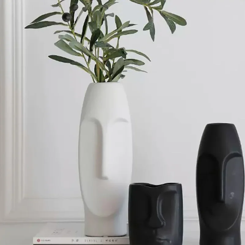 Nordic Creative Face Vase Decorative Ornaments Living Room Porch Study Homes Decorations Items Ceramic Crafts Decoration Home
Nordic Creative Face Vase Decorative Ornaments Living Room Porch Study Homes Decorations Items Ceramic Crafts Decoration Home