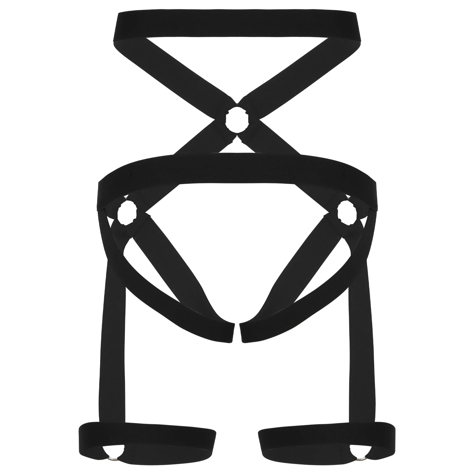 Fashion Elastic Body Leg Harness Garter Belt for Men Strappy Skinny Underwear Party Club Costume Accessories
Fashion Elastic Body Leg Harness Garter Belt for Men Strappy Skinny Underwear Party Club Costume Accessories
