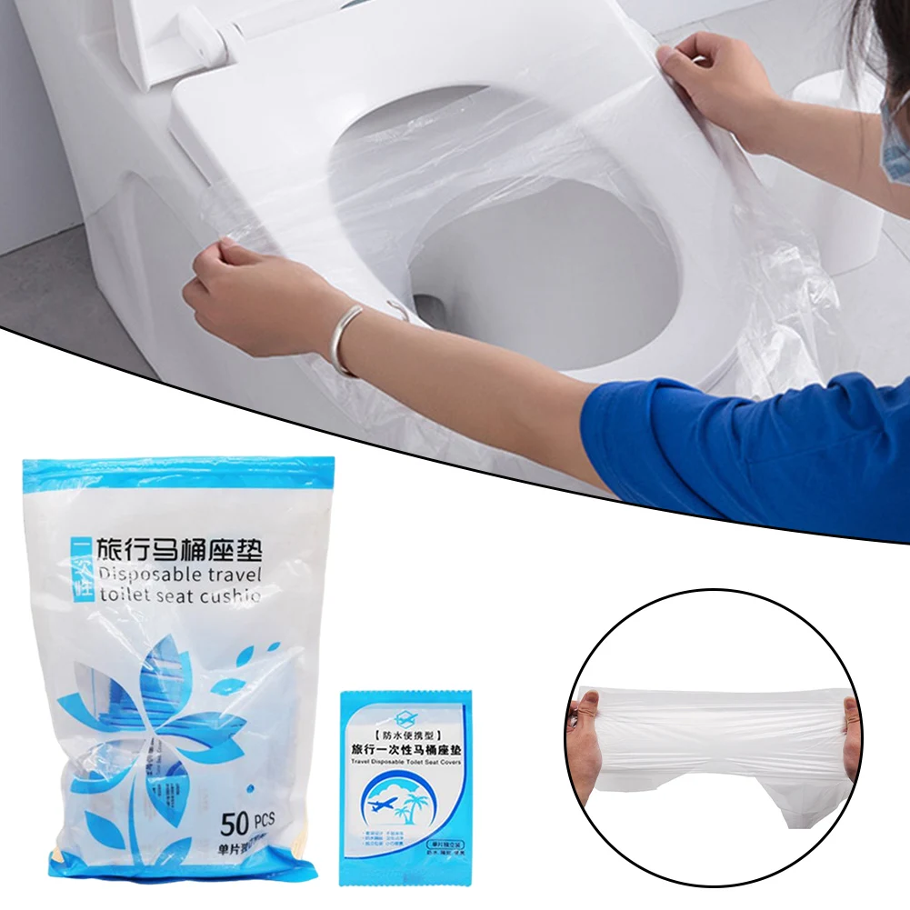 50Pcs/Pack Disposable Toilet Seats Cover Mat Portable 100% Waterproof Safety Toilet Seat-Pad For Travel Bathroom
50Pcs/Pack Disposable Toilet Seats Cover Mat Portable 100% Waterproof Safety Toilet Seat-Pad For Travel Bathroom