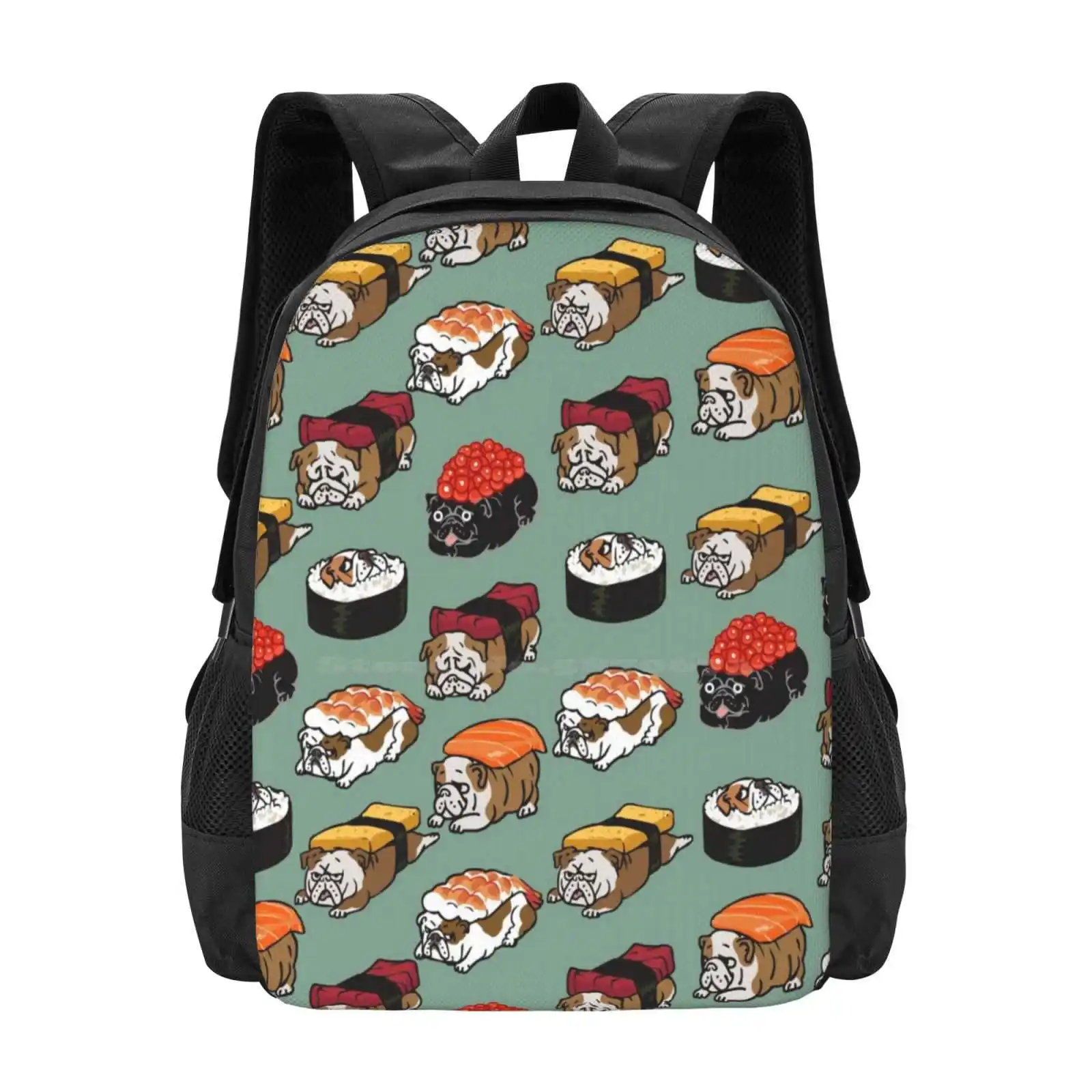 Sushi English Bulldog Pattern Design Laptop Travel School Bags Sushi English Bulldog
Sushi English Bulldog Pattern Design Laptop Travel School Bags Sushi English Bulldog