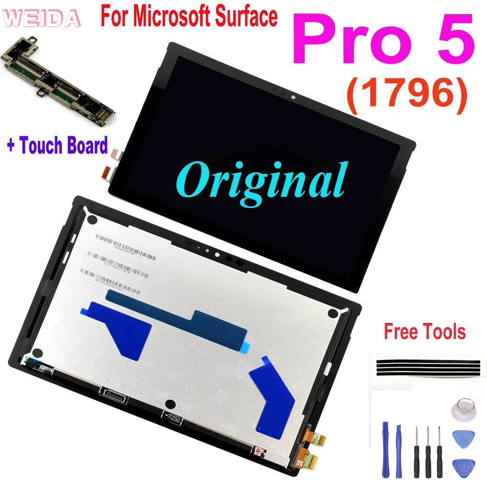 Original Pro 5 LCD For Microsoft Surface Pro 5 1796 LCD Display Touch Assembly LP123WQ1 For Microsoft Surface Pro 5 Pro 5 Lcd 
Original Pro 5 LCD For Microsoft Surface Pro 5 1796 LCD Display Touch Assembly LP123WQ1 For Microsoft Surface Pro 5 Pro 5 Lcd