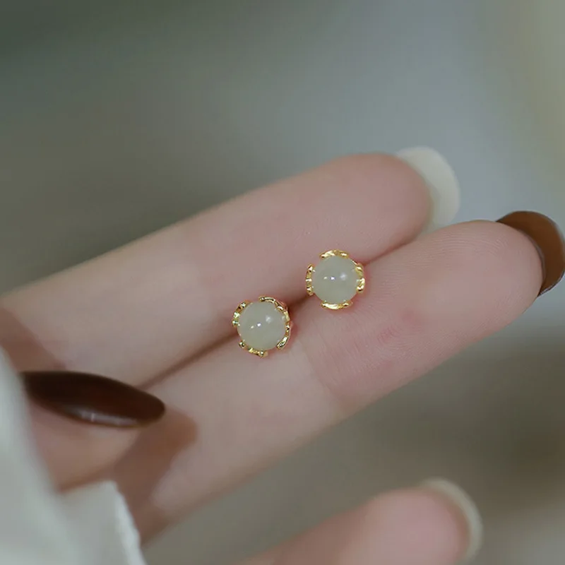 14k yellow Gold Plated Emerald Stud Earrings for women All match Premium Stud Earrings Jade Wedding Girlfriend Birthday Gifts
14k yellow Gold Plated Emerald Stud Earrings for women All match Premium Stud Earrings Jade Wedding Girlfriend Birthday Gifts