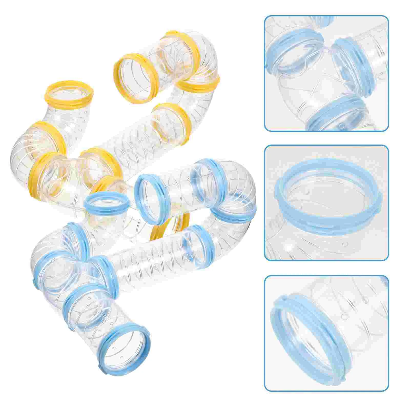2 Sets of Creative DIY Hamster Tunnel Plastic Pipes DIY Tube Connectors Hamster Cage Supplies
2 Sets of Creative DIY Hamster Tunnel Plastic Pipes DIY Tube Connectors Hamster Cage Supplies