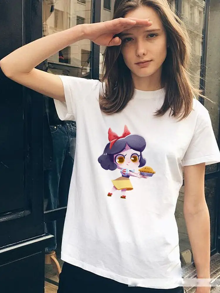 T-Shirt Cartoon Creativity Disney Women Lovely Princess Hot Sell Tshirt Sweet Exquisite Leisure Comfortable Graphic Snow White
T-Shirt Cartoon Creativity Disney Women Lovely Princess Hot Sell Tshirt Sweet Exquisite Leisure Comfortable Graphic Snow White