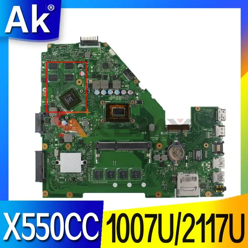 Материнская плата X550CC для ноутбука ASUS X550CC X550CL, материнская плата Y581C 1007u/2117u, оригинальная материнская плата REV2.0 PM
Материнская плата X550CC для ноутбука ASUS X550CC X550CL, материнская плата Y581C 1007u/2117u, оригинальная материнская плата REV2.0 PM