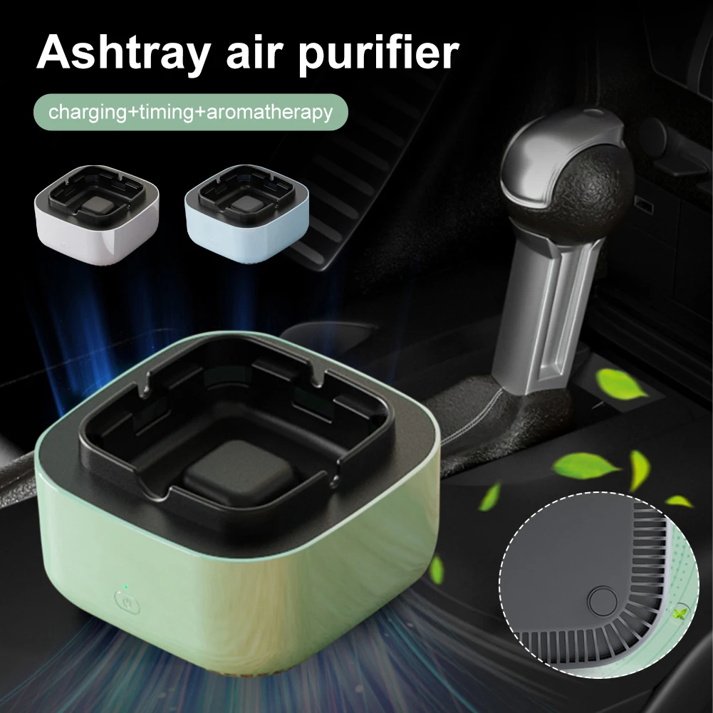 New Ashtray Air Purifier Smoke Odor Removal Intelligent Anion Air Purifier Secondhand Smoke Filter Car Home Smoking Accessories
New Ashtray Air Purifier Smoke Odor Removal Intelligent Anion Air Purifier Secondhand Smoke Filter Car Home Smoking Accessories