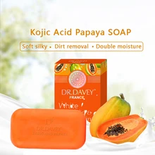Papaya Handmade Soap Vegan Natural Skin Whitening Skin Facial and Body Care Beauty Organic Lightening for Dark Kojic Acid Soap