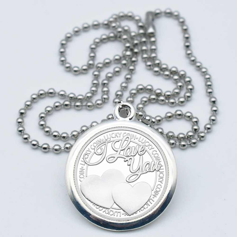 2022 New Creative I Love You Necklace Ladies Jewelry Round Heart Pendant Necklace Birthday Valentine's Day Gift
2022 New Creative I Love You Necklace Ladies Jewelry Round Heart Pendant Necklace Birthday Valentine's Day Gift