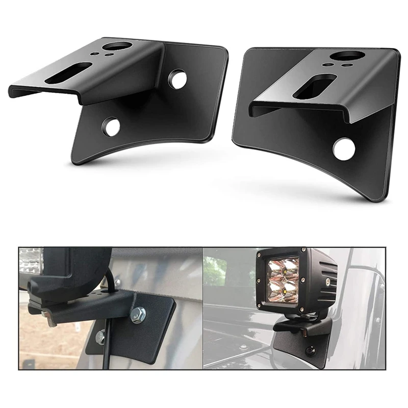 A-Pillar Windshield Hinge Mounting Brackets for Offroad LED Fog Light Halogen Work Light for Jeep Wrangler JK 2007-2017
A-Pillar Windshield Hinge Mounting Brackets for Offroad LED Fog Light Halogen Work Light for Jeep Wrangler JK 2007-2017