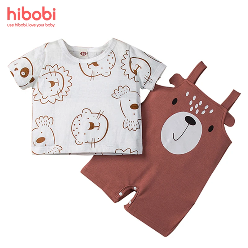 hibobi Baby Clothes Set Boy Bear Pattern T-shirt & Suspender Shorts Kids Summer Jumpsuit Baby Romper 2Pcs Casual
hibobi Baby Clothes Set Boy Bear Pattern T-shirt & Suspender Shorts Kids Summer Jumpsuit Baby Romper 2Pcs Casual