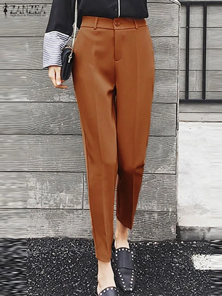 Fashion Women Oversized Pants Female Bottoms Loose Palazzo ZANZEA 2023 Spring Casual Solid Office Lady Pantalon Zip Up Trousers
Fashion Women Oversized Pants Female Bottoms Loose Palazzo ZANZEA 2023 Spring Casual Solid Office Lady Pantalon Zip Up Trousers