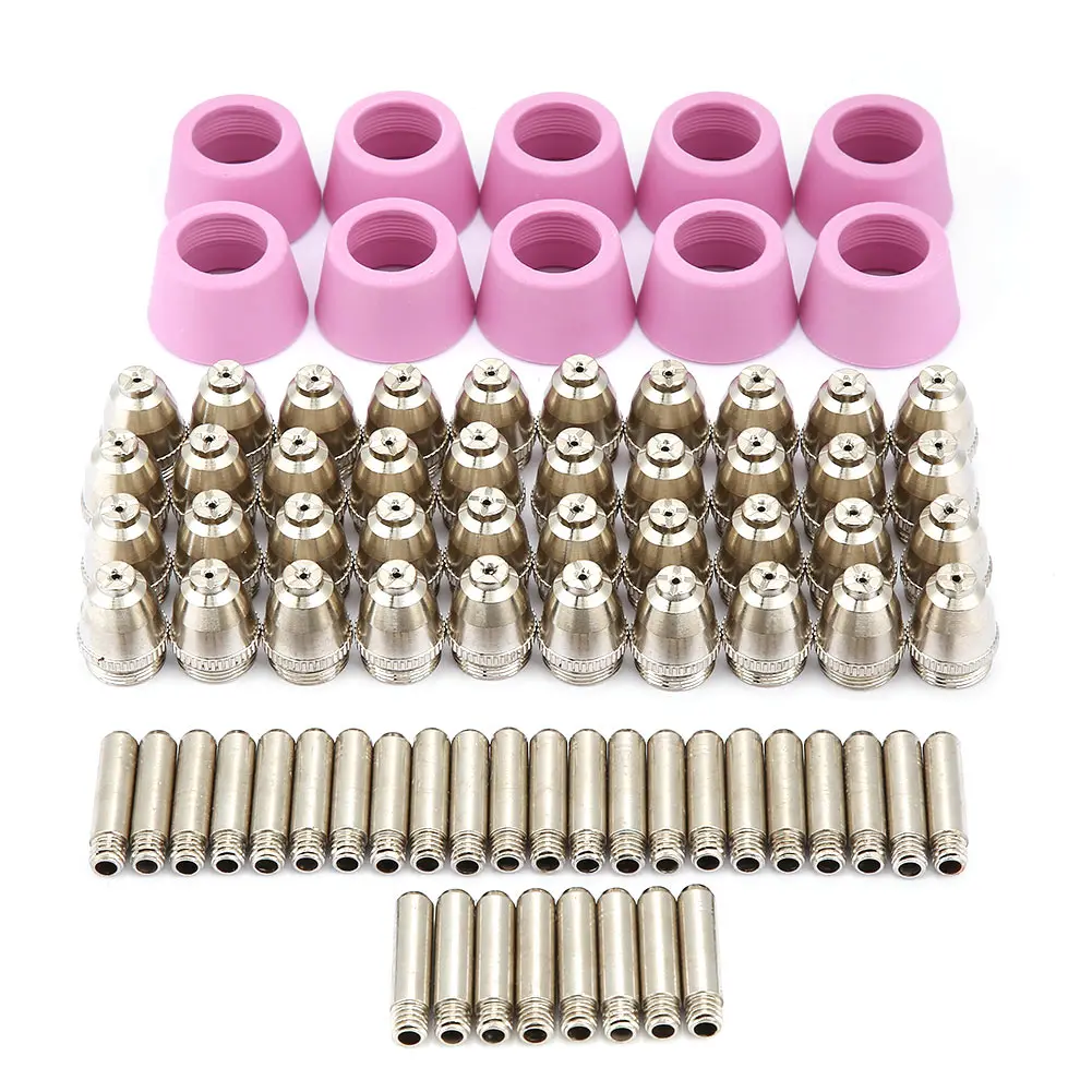 80pc/set AG60 SG55 Plasma Cutter Cutting Torch Consumables Electrode Nozzles Cups Kit
80pc/set AG60 SG55 Plasma Cutter Cutting Torch Consumables Electrode Nozzles Cups Kit