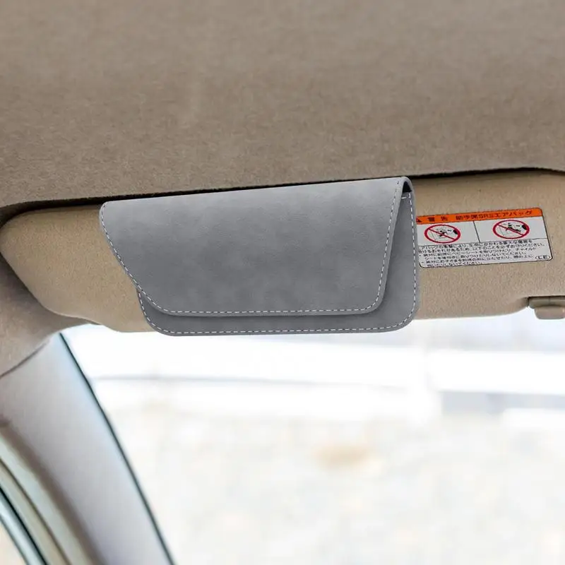 Car Sunglasses Glasses Holder PU Leather Holder Car Sun Visor Glasses Holder Auto Fastener Clip Glasses Ticket Document Holder
Car Sunglasses Glasses Holder PU Leather Holder Car Sun Visor Glasses Holder Auto Fastener Clip Glasses Ticket Document Holder