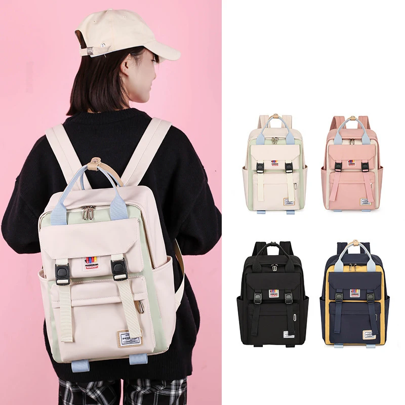 Fashion Laptop Backpack Women High Capacity Schoolbag For Girl Light Waterproof Rucksack Casual Travel Handbag New College Bag
Fashion Laptop Backpack Women High Capacity Schoolbag For Girl Light Waterproof Rucksack Casual Travel Handbag New College Bag
