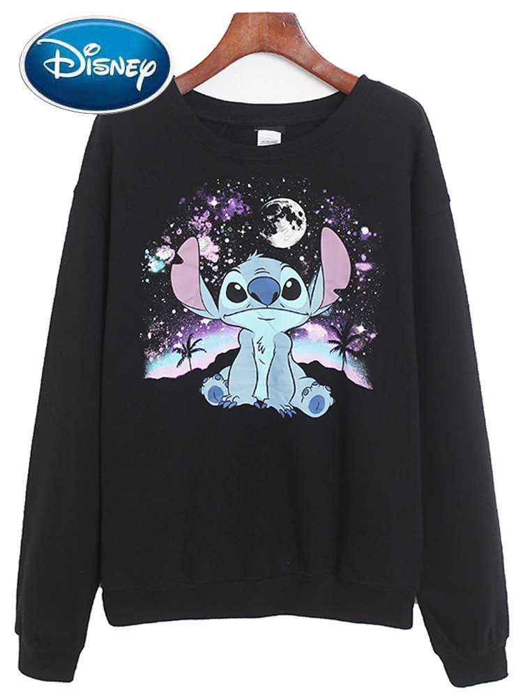 Disney Fleece Sweatshirt Stitch Little Monster Palm Trees Moon Cartoon Print Velvet Fashion Women Jumper VELOUR Tops Streetwear 
Disney Fleece Sweatshirt Stitch Little Monster Palm Trees Moon Cartoon Print Velvet Fashion Women Jumper VELOUR Tops Streetwear
