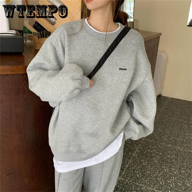 Hatless Fake Two-piece Sweater Women's Plush Thick Solid Korean Loose and Versatile Autumn Wholesale
Hatless Fake Two-piece Sweater Women's Plush Thick Solid Korean Loose and Versatile Autumn Wholesale