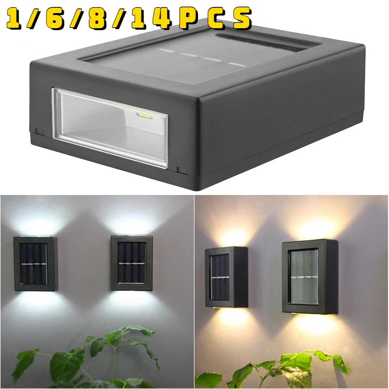1/2/4/10/14Pcs Solar Wall Lamps Waterproof LED Solar Lights Fence Path Garden Patio Pathway Stairs Lamp Solar Led Light Outdoor
1/2/4/10/14Pcs Solar Wall Lamps Waterproof LED Solar Lights Fence Path Garden Patio Pathway Stairs Lamp Solar Led Light Outdoor