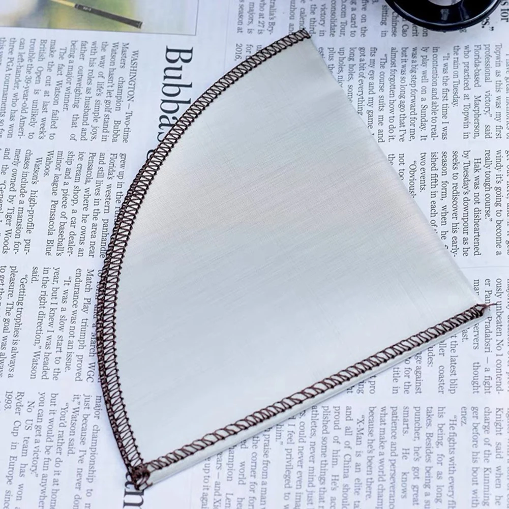 Reusable Pour Over Coffee Filter Hand-brewed Coffee Filter Conical Filter Paper Flexible Stainless Steel Mesh Coffee Filter
Reusable Pour Over Coffee Filter Hand-brewed Coffee Filter Conical Filter Paper Flexible Stainless Steel Mesh Coffee Filter