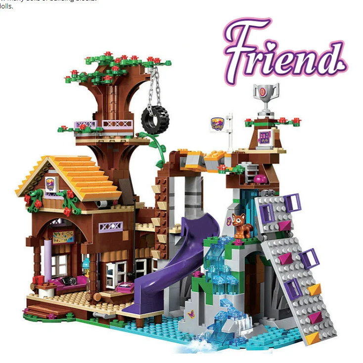 872 pieces Adventure Camp Tree House Emma Mia Building Blocks Figure Friendship Educational Bricks Toy for Girl Children 41122
872 pieces Adventure Camp Tree House Emma Mia Building Blocks Figure Friendship Educational Bricks Toy for Girl Children 41122