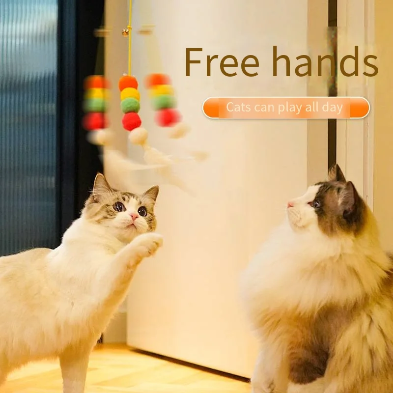 New Cat Toys Bite Resistant Rope Traceless Hanging Door Type Swing Adjustable Elastic Teasing Cat Stick Home Pet Supplies CW778
New Cat Toys Bite Resistant Rope Traceless Hanging Door Type Swing Adjustable Elastic Teasing Cat Stick Home Pet Supplies CW778