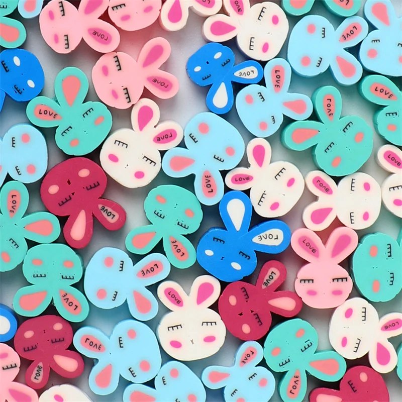 50/100Pcs Random Mixed Color Beads Rabbit/Bear cartoon animals Polymer Clay Beads Spacer Beads For DIY Jewelry Accesories
50/100Pcs Random Mixed Color Beads Rabbit/Bear cartoon animals Polymer Clay Beads Spacer Beads For DIY Jewelry Accesories