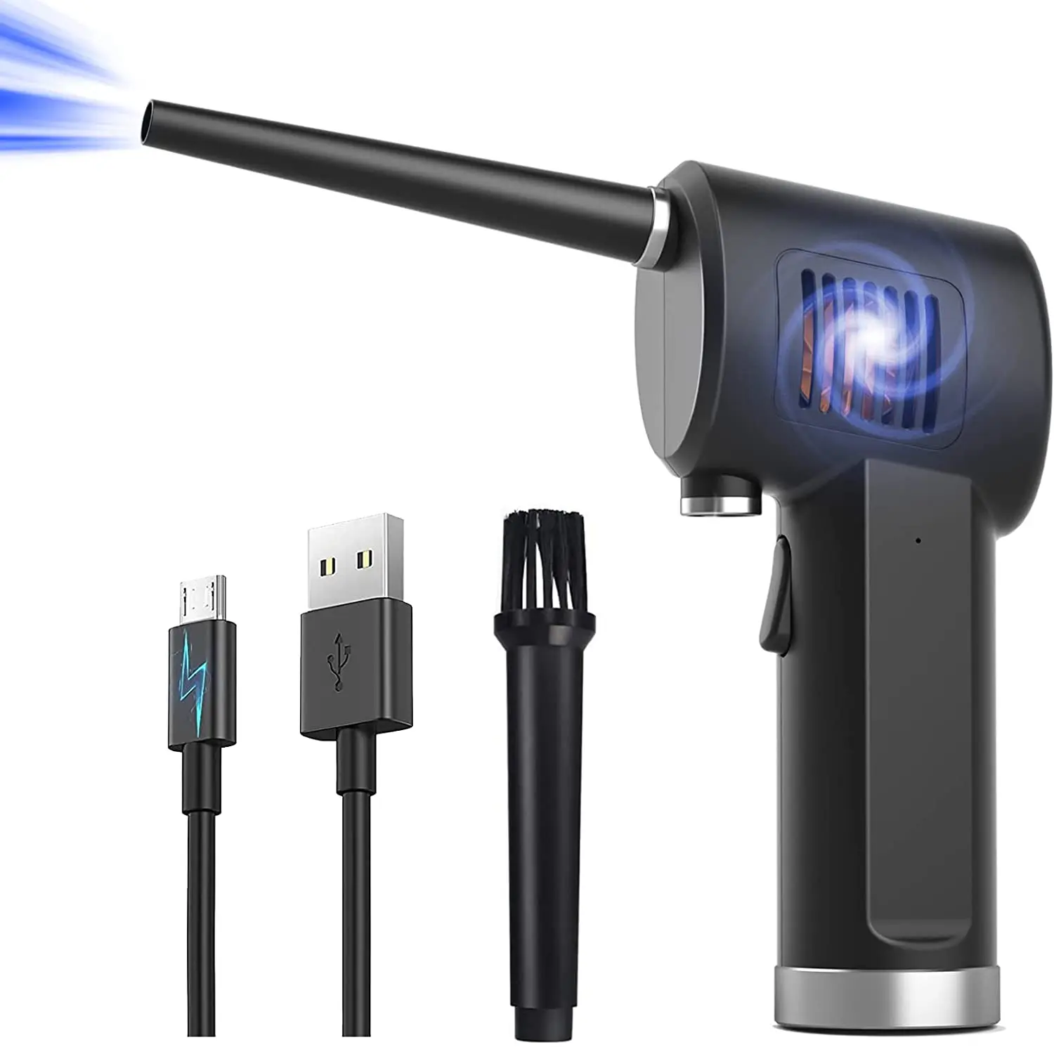 Electric Air Duster, Cordless Air Duster, Rechargeable Compressed Air Duster, 33000 RPM Air Blower, Two Smart Start Modes, Good
Electric Air Duster, Cordless Air Duster, Rechargeable Compressed Air Duster, 33000 RPM Air Blower, Two Smart Start Modes, Good
