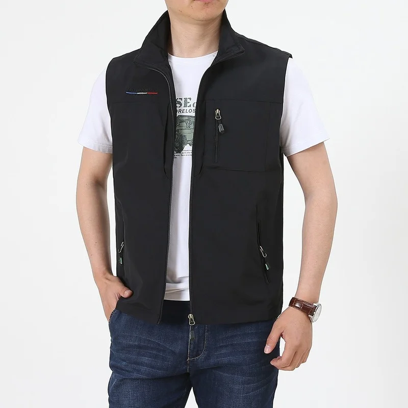 Spring Summer Breathable Vest Many Pockets Men Outdoors Pocket Waistcoat Male Photographer Tactical Big Size Sleeveless Jacket
Spring Summer Breathable Vest Many Pockets Men Outdoors Pocket Waistcoat Male Photographer Tactical Big Size Sleeveless Jacket