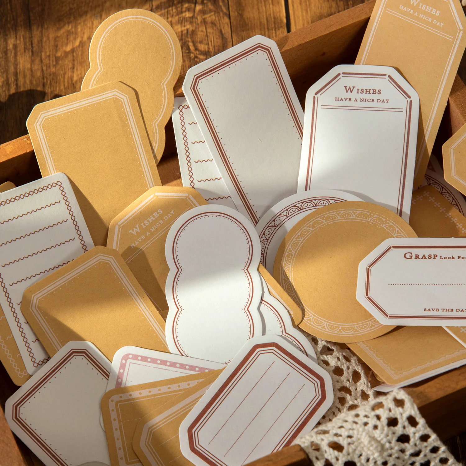 20pcs/pack Vintage Frame style Craft Stickers DIY Scrapbooking Materials Decor Junk Journal School Marking Stationery Supplies 
20pcs/pack Vintage Frame style Craft Stickers DIY Scrapbooking Materials Decor Junk Journal School Marking Stationery Supplies