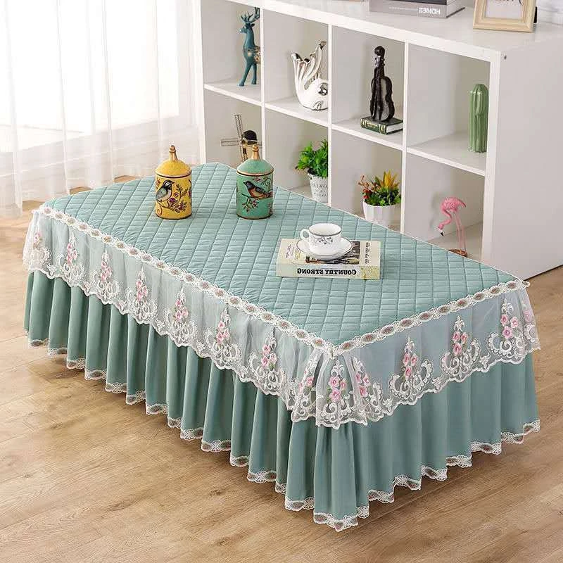 Modern Simple Lace Dustproof Coffee Table Cover Thickened Anti Slip Rectangular Tea Table Tablecloth Home Decoration Cover Cloth
Modern Simple Lace Dustproof Coffee Table Cover Thickened Anti Slip Rectangular Tea Table Tablecloth Home Decoration Cover Cloth
